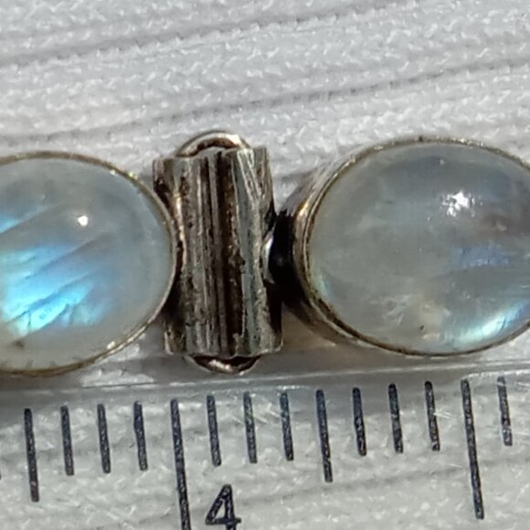 Beautiful Moonstone 925 Silver Bracelet - Picture 4 of 4